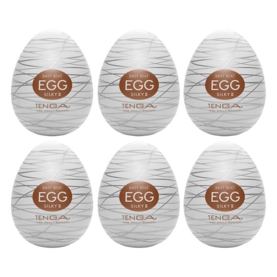 TENGA Egg Silky II - jajko do masturbacji (6 sztuk)
