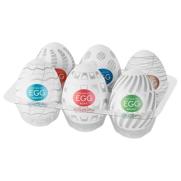 TENGA Egg New Standard - zestaw 6 jajek do masturbacji