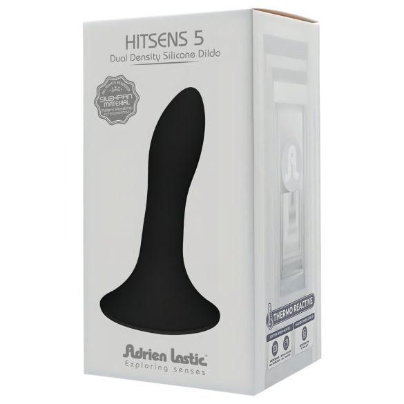 Adrien Lastic - dildo analne - termoaktywny - silikon czarny