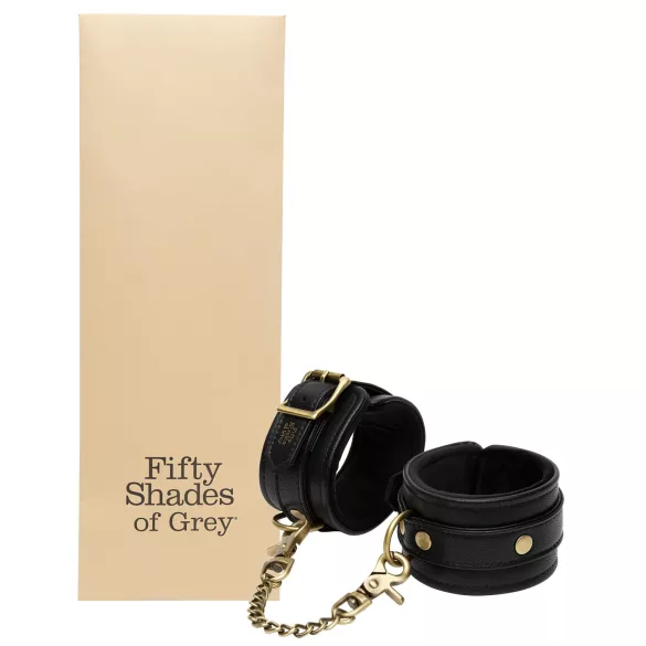 Fifty Shades of Grey - Bound to You - kajdanki na kostki - czarne