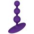 ROMP Amp - koralikowy analny dildo (fioletowy)