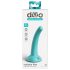 Dillio Curious Five - silikonowy dildo (15cm) - turkusowy
