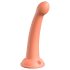 Dildon Secret Explorer z żołędziem (17cm) - pomarańczowy