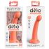 Dildon Secret Explorer z żołędziem (17cm) - pomarańczowy