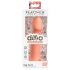 Dillio Big Hero - przyssawka silikonowy dildo (17 cm) - pomarańczowy