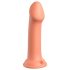Dillio Big Hero - przyssawka silikonowy dildo (17 cm) - pomarańczowy