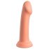 Dillio Big Hero - przyssawka silikonowy dildo (17 cm) - pomarańczowy
