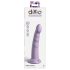Dillio Slim Seven - fioletowy stymulujący dildo z przyssawką (20 cm)