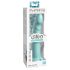 Dillio Slim Seven - przyssawkowe dildo stymulujące (20cm) - turkusowy