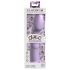 Dillio Wielka Ósemka - silikonowy dildo z przyssawką (21cm) - fioletowy