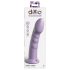 Dillio Wielka Ósemka - silikonowy dildo z przyssawką (21cm) - fioletowy