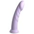 Dillio Wielka Ósemka - silikonowy dildo z przyssawką (21cm) - fioletowy