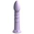 Dillio Wielka Ósemka - silikonowy dildo z przyssawką (21cm) - fioletowy