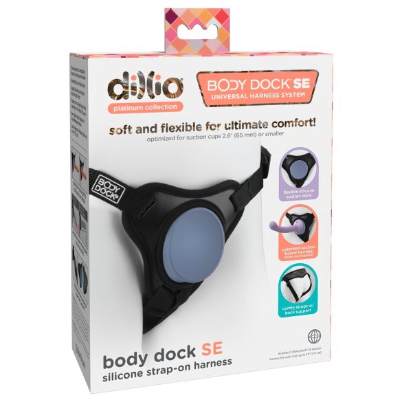 Dillio Body Dock - pasująca uprząż (czarno-niebieska)