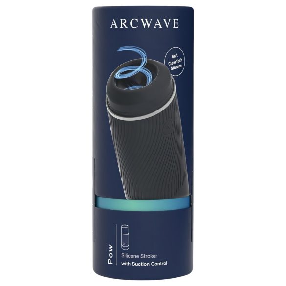 Arcwave Pow - czarny manualny stymulator ssący