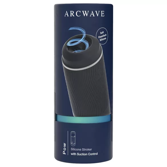Arcwave Pow - masturbator manualny z ssaniem - czarny