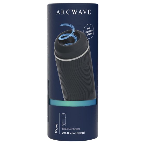 Arcwave Pow - ręczny masturbator ssący (czarny)