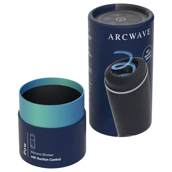 Arcwave Pow - masturbator manualny z ssaniem - czarny