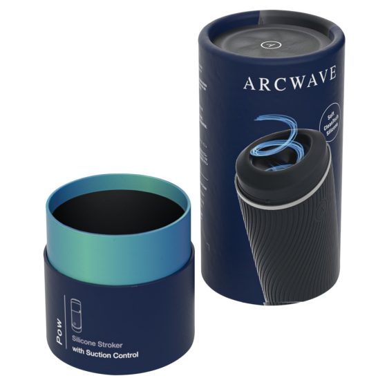Arcwave Pow - ręczny masturbator ssący (czarny)