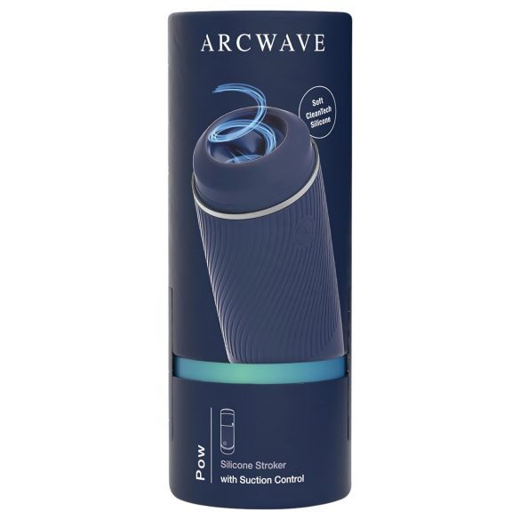 Arcwave Pow - ręczny masturbator ssący (niebieski)