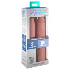   Pipedream - X-TENSION Elite 3 - przycinana nakładka na penisa (naturalna)