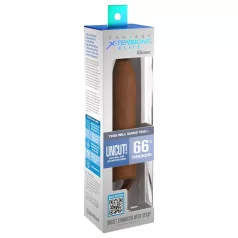   Pipedream - X-TENSION Elite - otwarta nakładka na penisa (ciemny naturalny kolor)