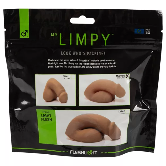 Mr. Limpy - dildo realistyczne średnie - skóra naturalna