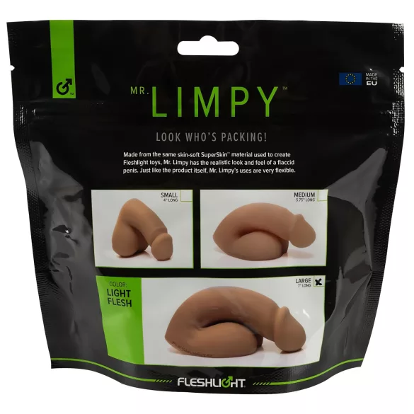 Mr. Limpy - duży realistyczny dildo - skóra - naturalny