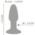 You2Toys - silikonowy analny plug (kolorowy)