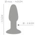 You2Toys - silikonowy analny plug (kolorowy)