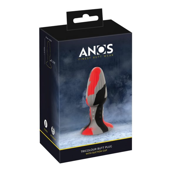 ANOS - kolorowy silikonowy analny plug