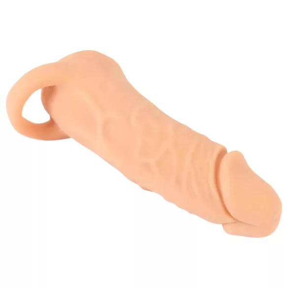 Nature Skin - nakładka na penisa i sztuczna pochwa - 18 cm - cielisty