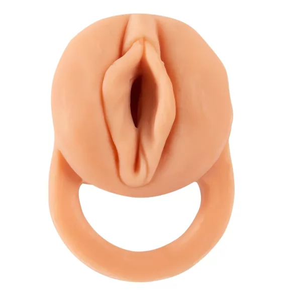Nature Skin - nakładka na penisa i sztuczna pochwa - 18 cm - cielisty