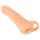 Nature Skin - 2w1 sztuczna pochwa i nakładka - 23cm (naturalny)