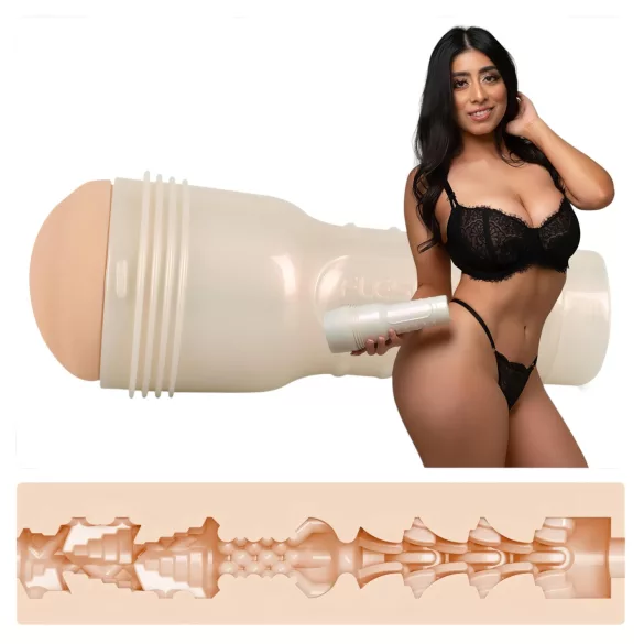 Fleshlight Violet Myers Waifu - realistyczna wagina - silikon - naturalny