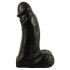 Realistixxx Real Giant - dildo z jądrami - 22 cm (czarny)