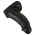 Realistixxx Real Giant - dildo z jądrami - 22 cm (czarny)