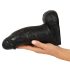 Realistixxx Real Giant - dildo z jądrami - 22 cm (czarny)