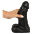 Realistixxx Real Giant - dildo z jądrami - 22 cm (czarny)
