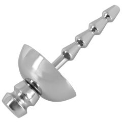 Penisplug - metalowy rozszerzacz cewki moczowej (srebrny)