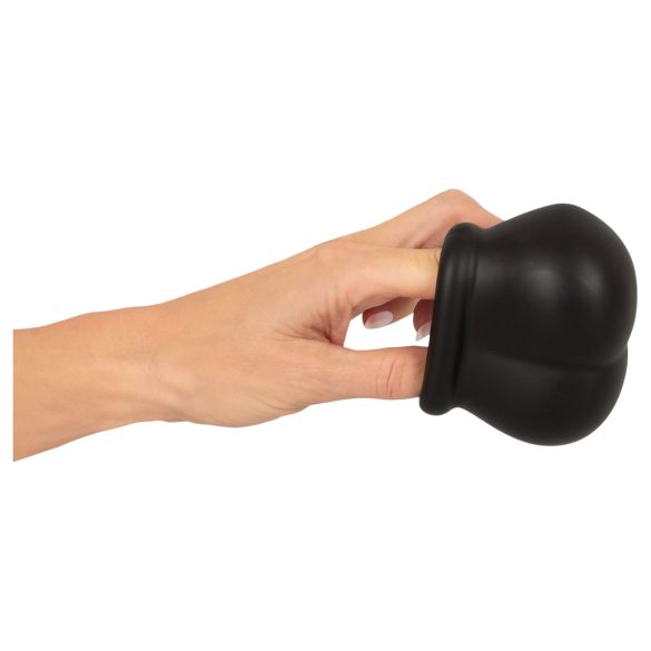 Erecto - worek na jądra i rozciągacz - czarny