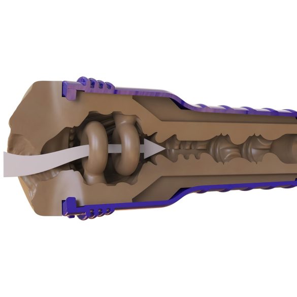 Fleshlight Boost Bang - masturbator wagina realistyczna - brązowy