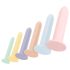 Six in a Row - zestaw trenażerów dildos - 6 szt. (kolorowe)