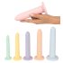 Six in a Row - zestaw trenażerów dildos - 6 szt. (kolorowe)