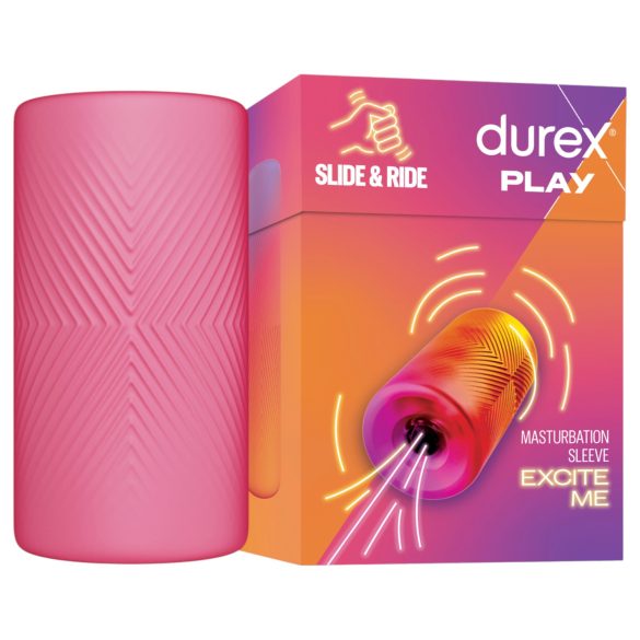 Durex Ślizgaj & Jeźdź - masturbator (różowy)