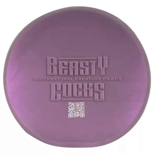 Beasty Cocks - dildo alien - realistyczny kształt - silikon, fioletowy