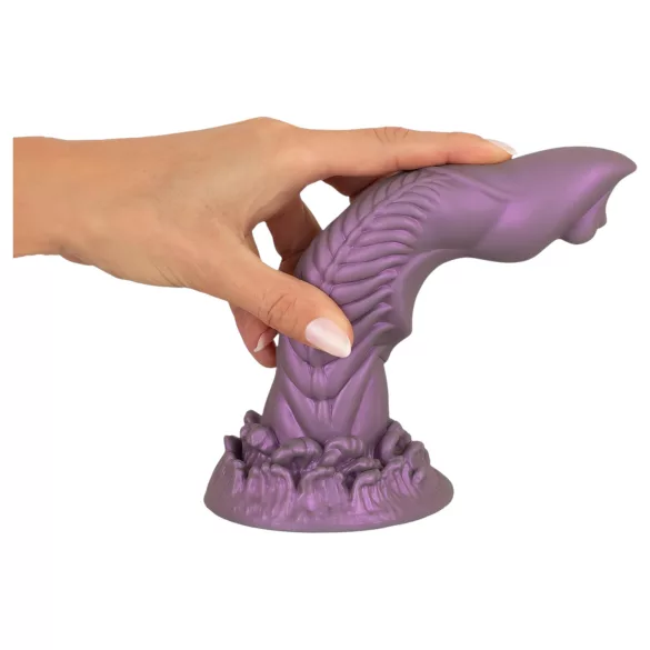 Beasty Cocks - dildo alien - realistyczny kształt - silikon, fioletowy