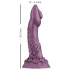 Beasty Cocks - dildo alien - realistyczny kształt - silikon, fioletowy
