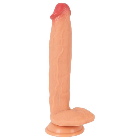 Realistixxx Prawdziwy Olbrzym - ekstra duży dildo z jądrami (naturalny)
