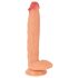 Realistixxx Prawdziwy Olbrzym - ekstra duży dildo z jądrami (naturalny)
